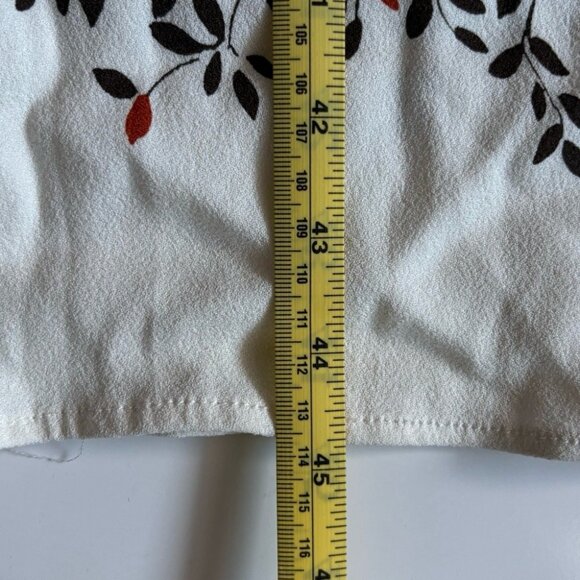 Elevenses Anthropologie Arboreta Cream & Floral Wide Leg Jumpsuit/Romper - S - Picture 8 of 13